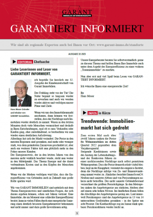 Aktuelle Themen » Artikel der GARANTiert informiert