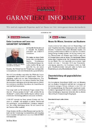 Aktuelle Themen » Artikel der GARANTiert informiert