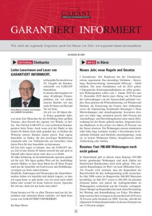 Aktuelle Themen » Artikel der GARANTiert informiert