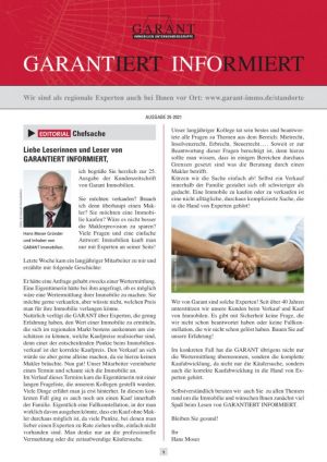 Aktuelle Themen » Artikel der GARANTiert informiert