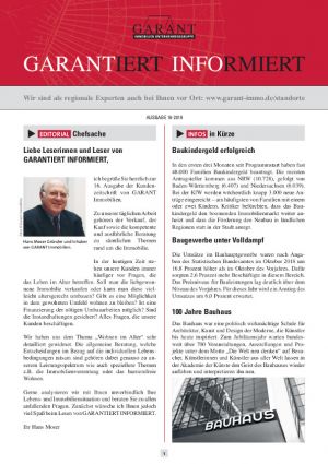 Aktuelle Themen » Artikel der GARANTiert informiert