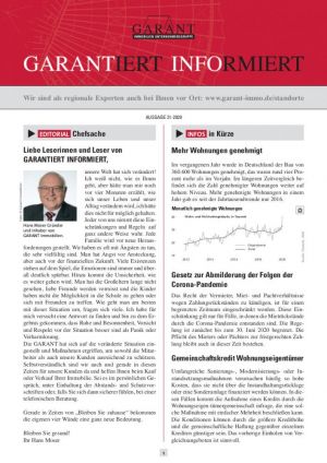 Aktuelle Themen » Artikel der GARANTiert informiert