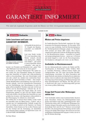 Aktuelle Themen » Artikel der GARANTiert informiert