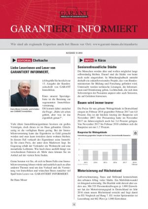 Aktuelle Themen » Artikel der GARANTiert informiert