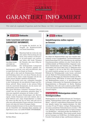 Aktuelle Themen » Artikel der GARANTiert informiert