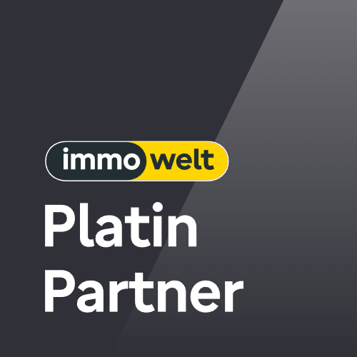 Das Siegel „immowelt Platin Partner“ kennzeichnet GARANT Immobilien als starken und erfahrenen Partner für die professionelle Vermarktung von Immobilien.