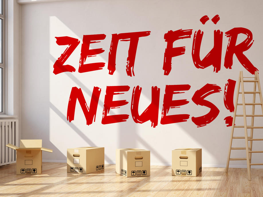 Zeit für Neues !  - Schrift