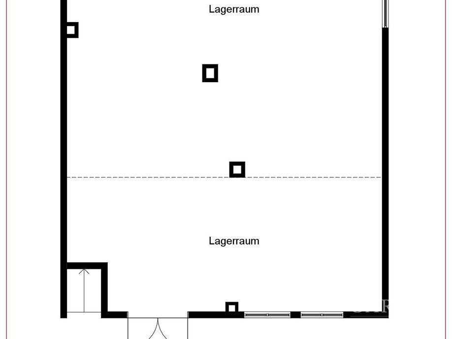 Zwischengebäude Erdgeschoss