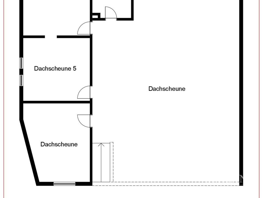 Zwischengebäube Obergeschoss