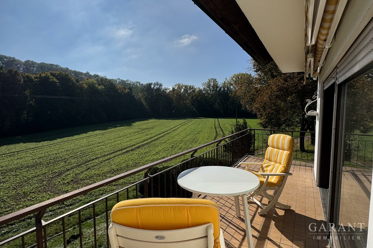 Balkon und Aussicht