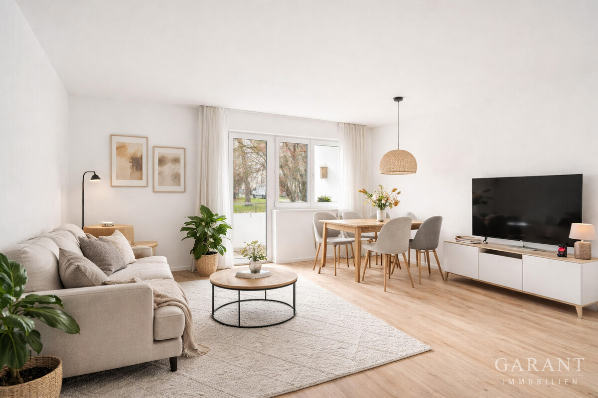 KI-Visualisierung Wohn-Esszimmer