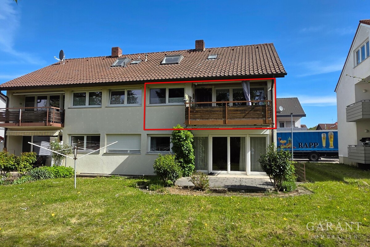 Südseite mit Balkon