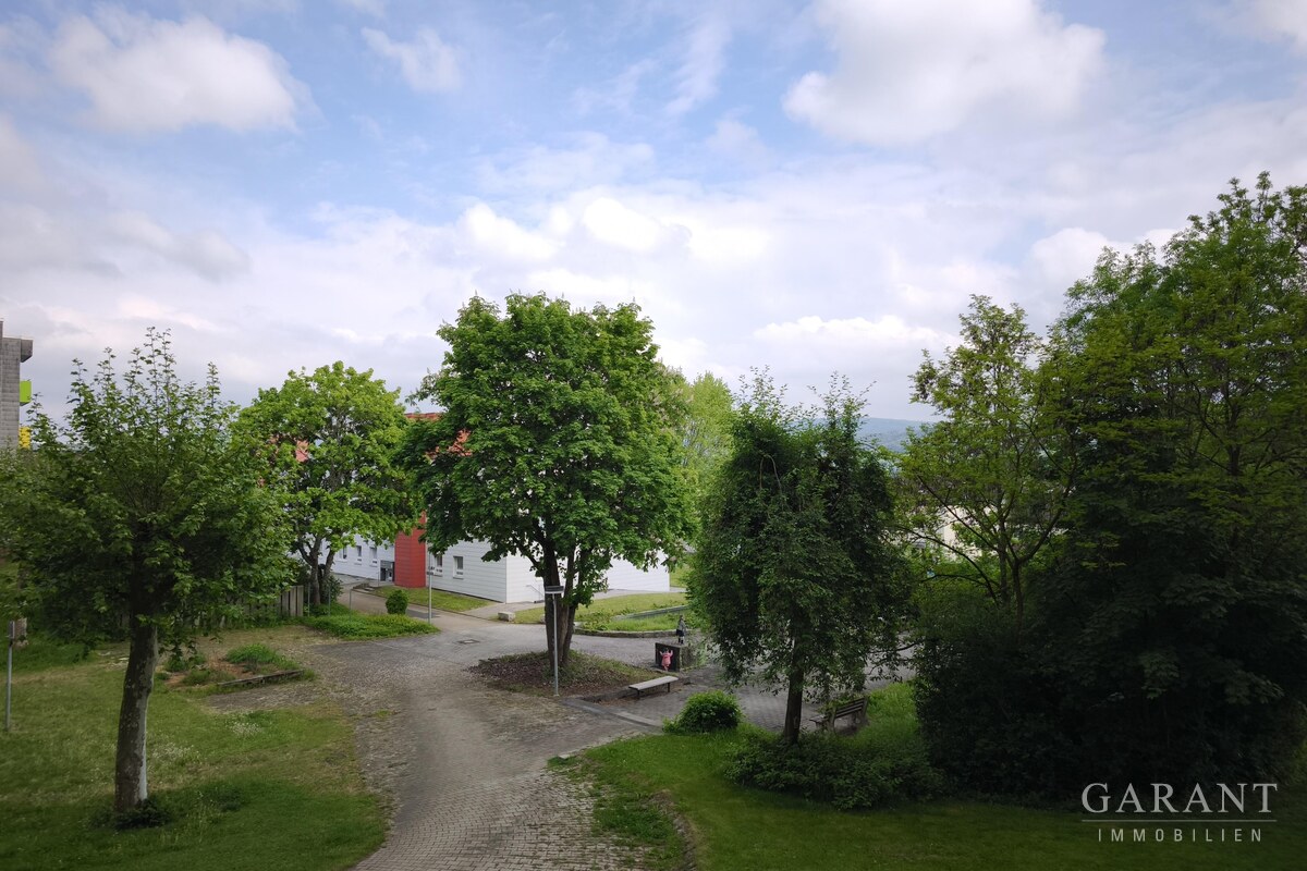 Aussicht vom Balkon