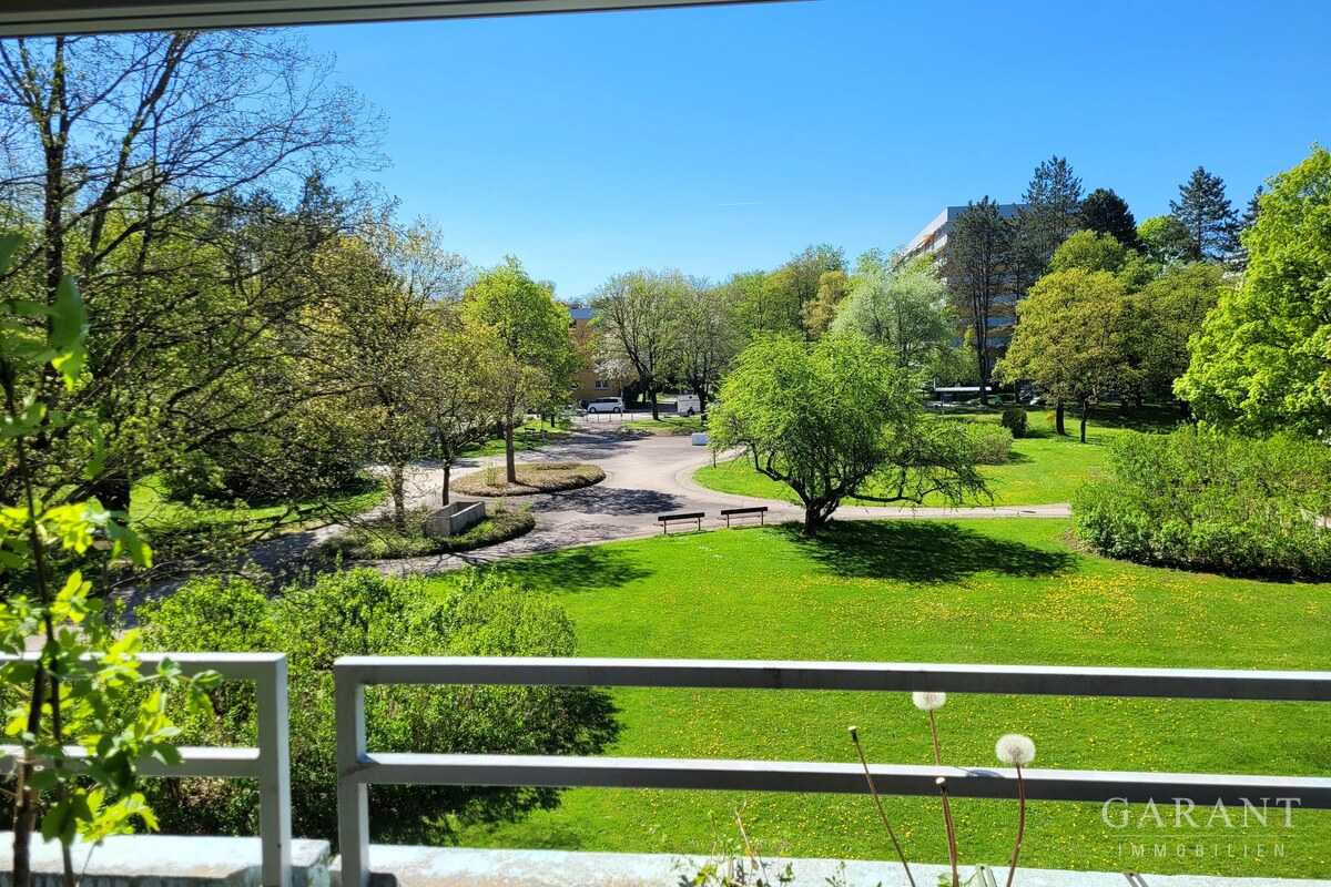 Blick vom Wohnzimmer