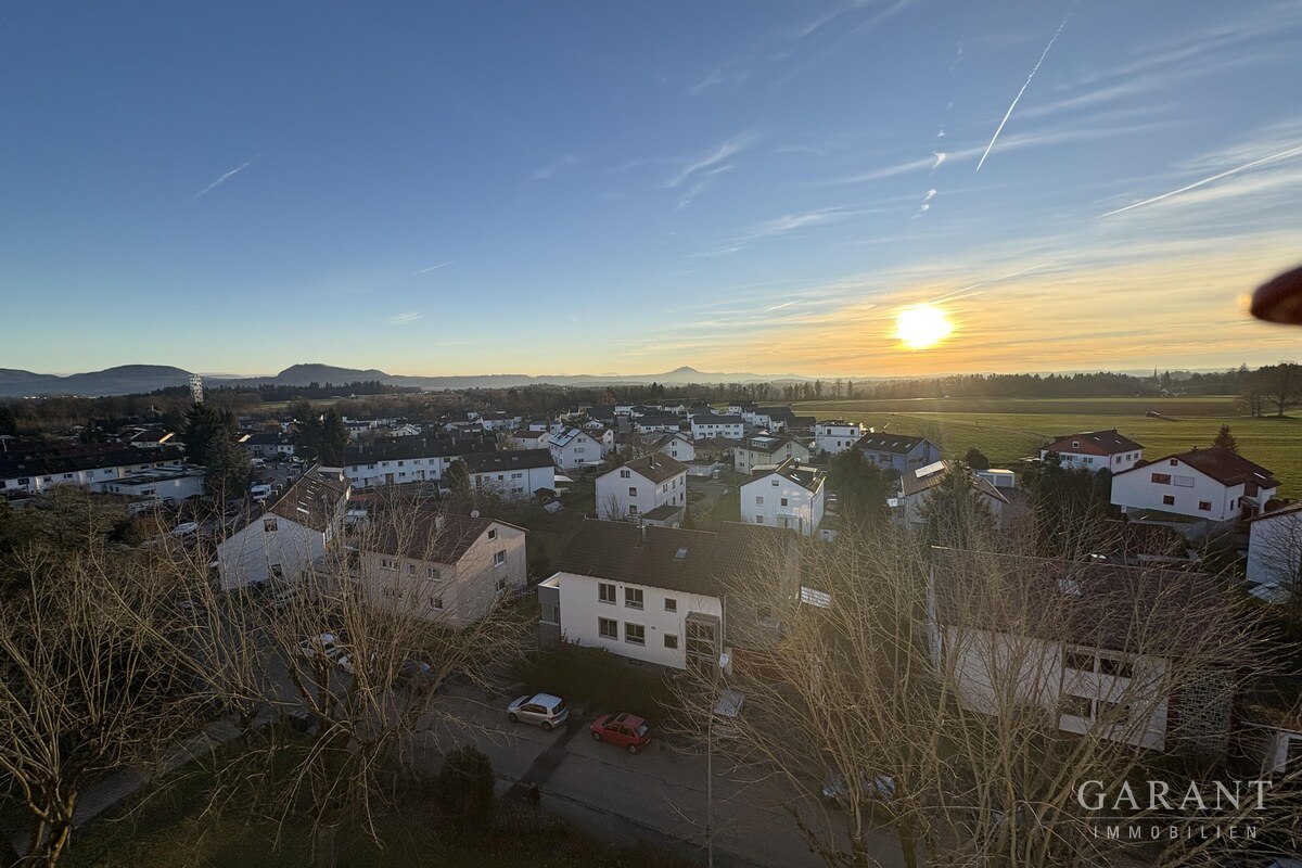 Aussicht vom Balkon