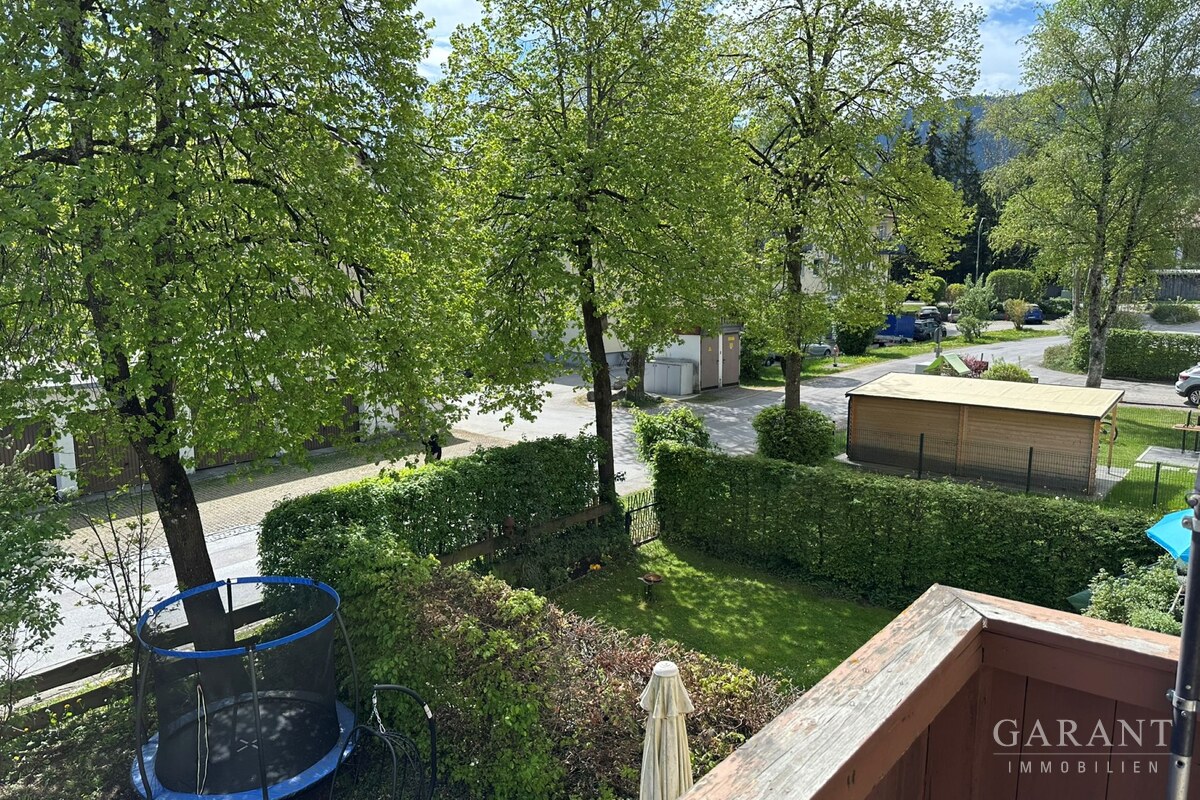 Blick vom Balkon
