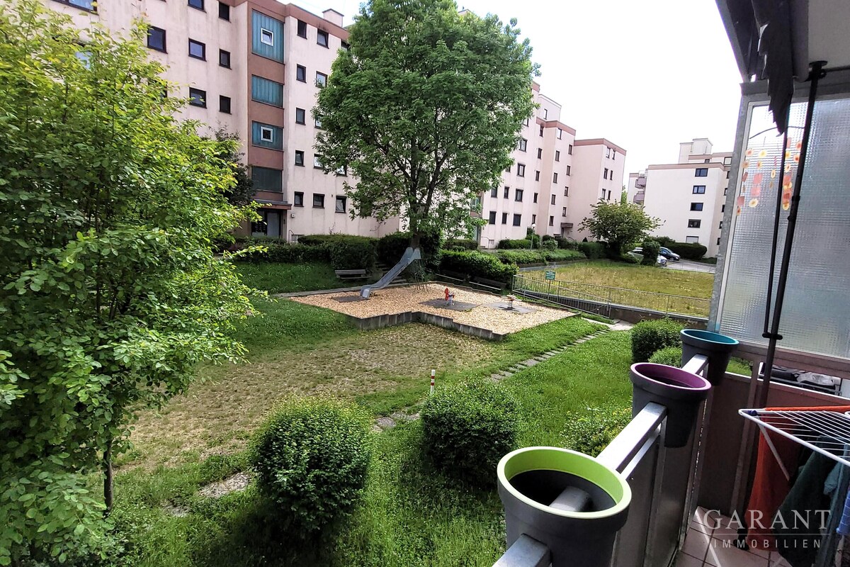 Aussicht vom Balkon