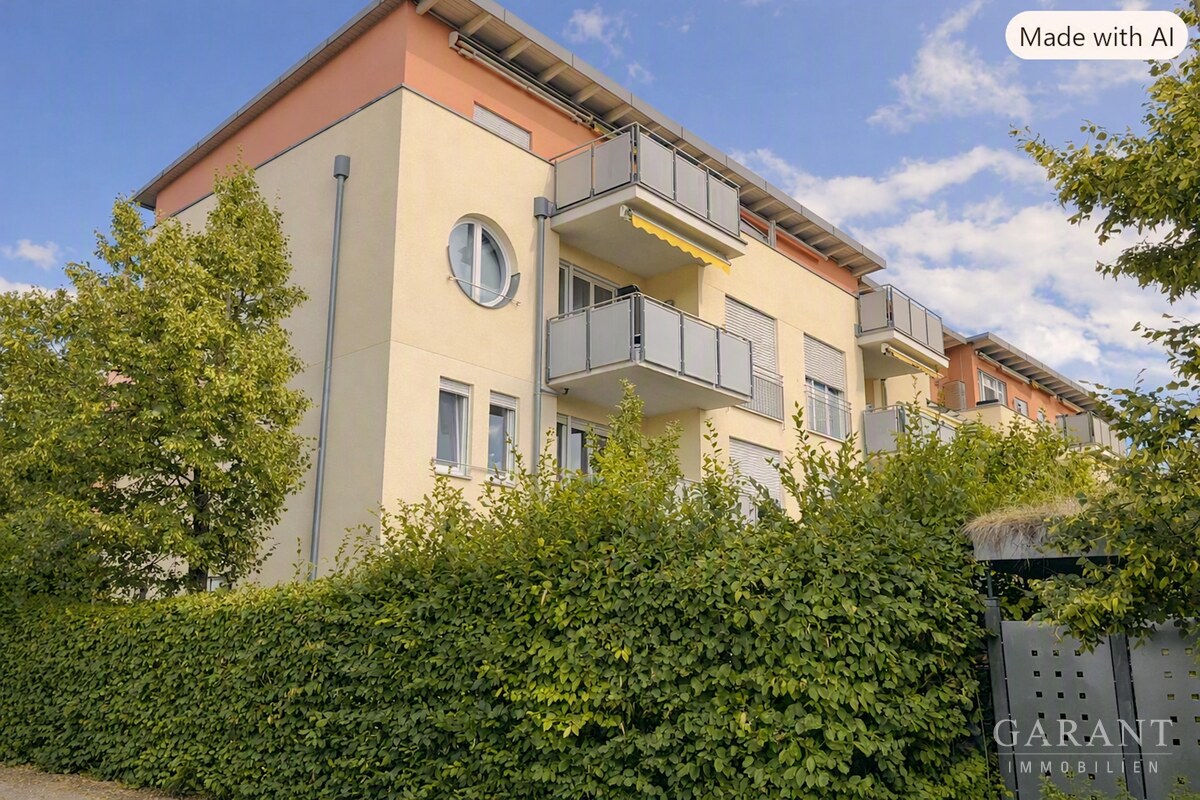 Hausansicht Balkonseite