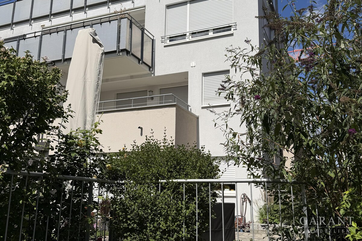 Haus Rückseite Balkon